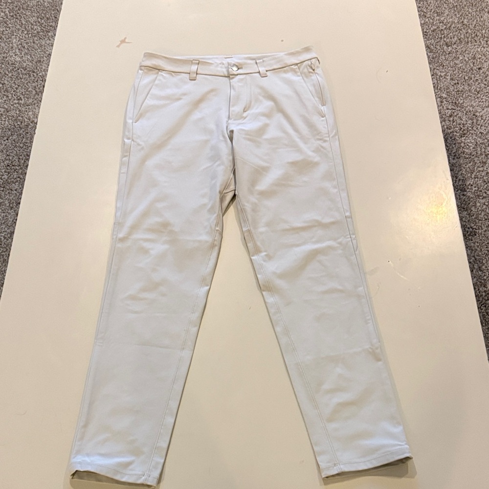 Lululemon Khaki ABC Slim 31/32 pants.